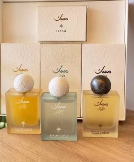 3 full size and 10ML 3 musk pieces