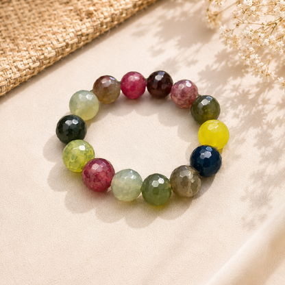 Multicolor Natural Agate Bracelet