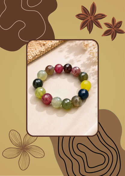 Multicolor Natural Agate Bracelet