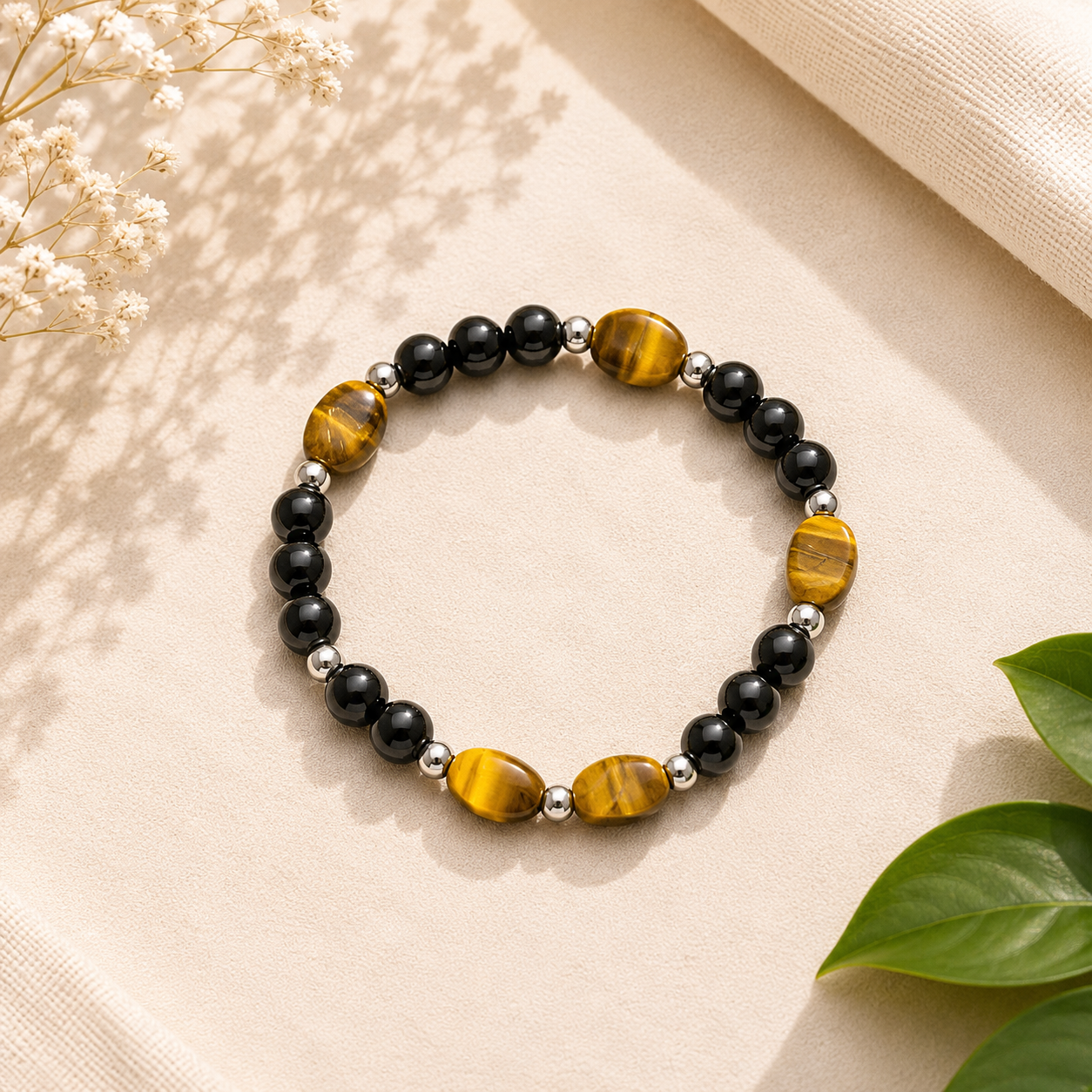 Tiger Eye Natural Stone Bracelet