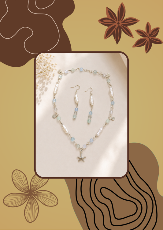 Ocean Breeze Pearl Jewelry Set